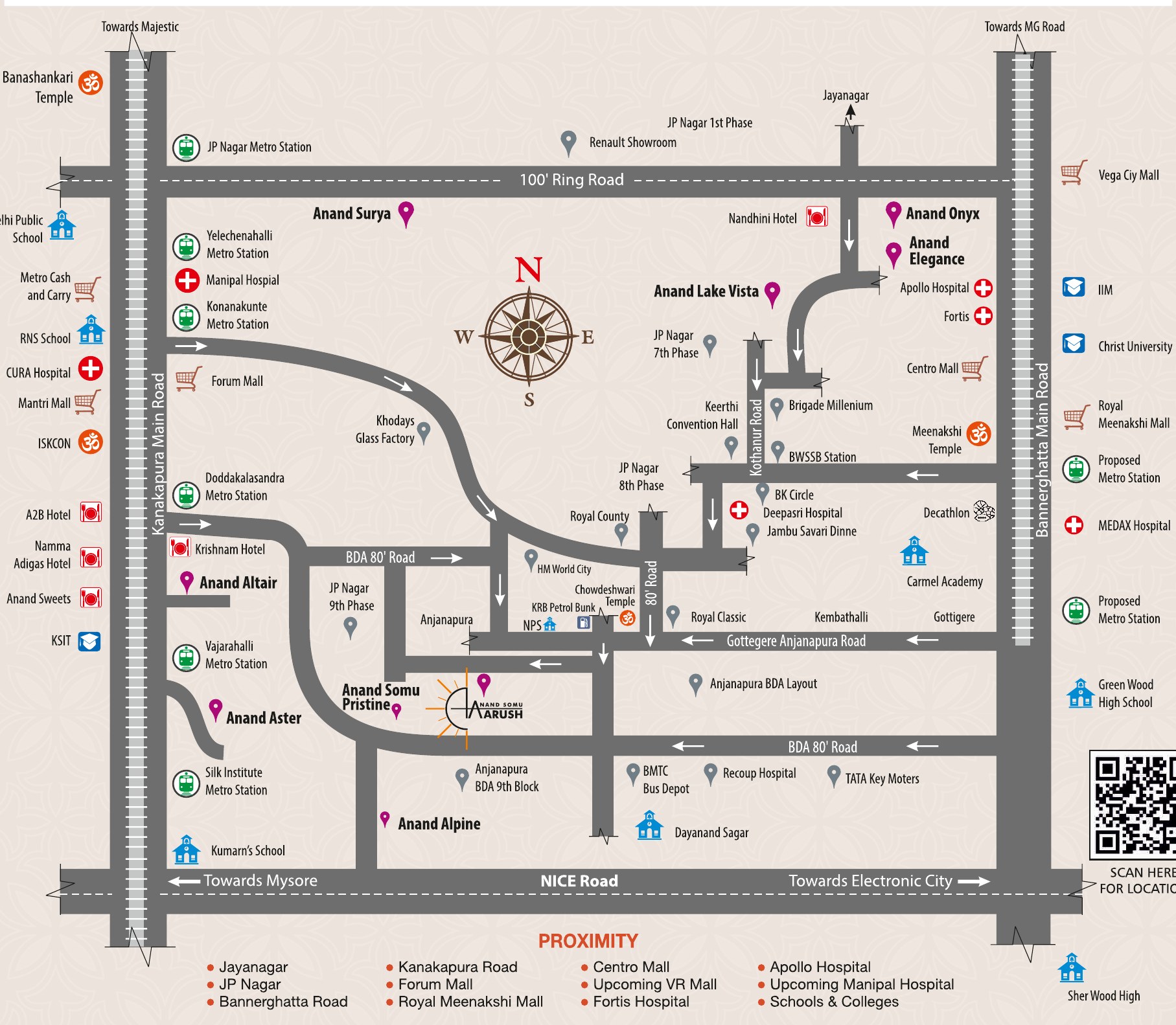 Anand Somu Aarush Location Map